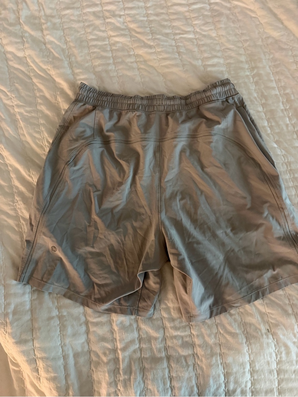 lululemon athletica Men's Light Gray Performance Shorts